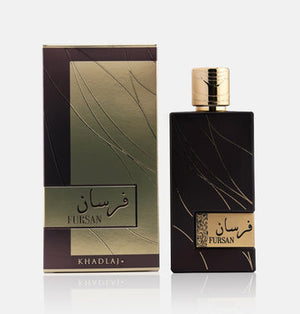 Fursan Brown 100ml EDP by Khadlaj – long lasting woody spicy perfume for men with bergamot, sandalwood, amber, and patchouli in a rich, elegant bottle.
