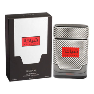 Khadlaj Shiyaaka For Men perfume bottle with elegant woody aromatic notes