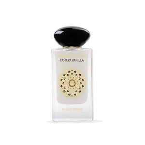 Floral musky perfume gift set – Musk Tahara Vanilla by Gulf Orchid with Eau de Parfum, body mist, and perfume oil featuring vanilla, musk, and tonka.