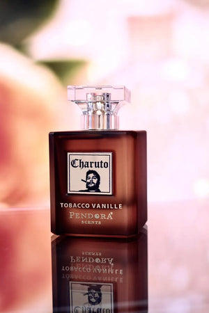 Charuto Tobacco Vanille perfume with tobacco leaf, vanilla, tonka bean, and cocoa notes in a 100ML bottle