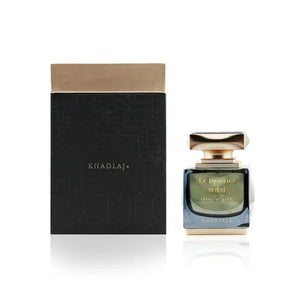 Le Prestige Royal 100ml EDP by Khadlaj – regal perfume with spearmint, Turkish rose, cinnamon, amber, vanilla, leather, and cedarwood in a luxury bottle.