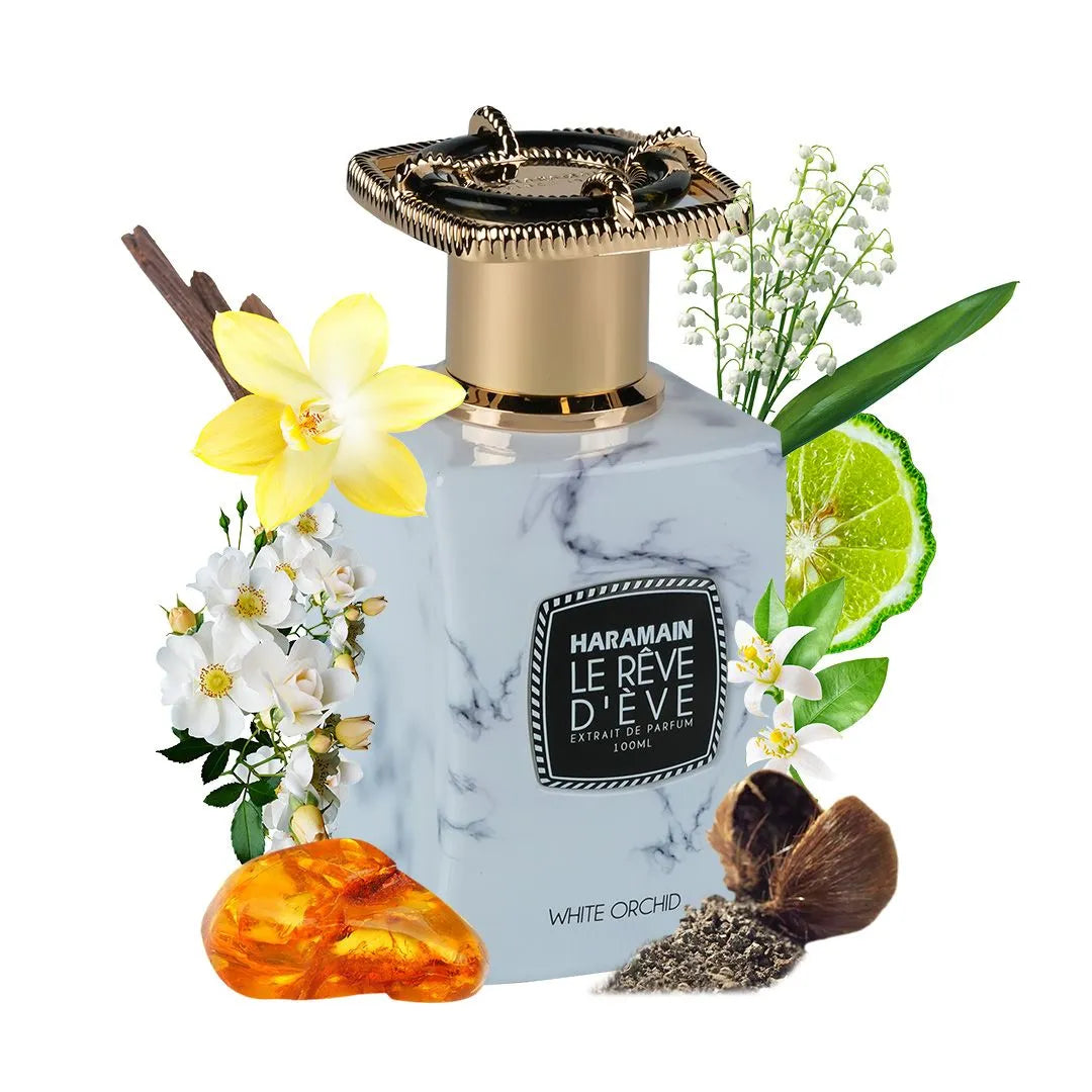 Haramain Le Reve D'Eve White Orchid, 100ml, Extrait De Parfum