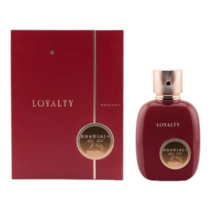 Khadlaj 25 Loyalty 100ml – Anniversary edition amber and musk perfume for men and women by Khadlaj Perfumes.

