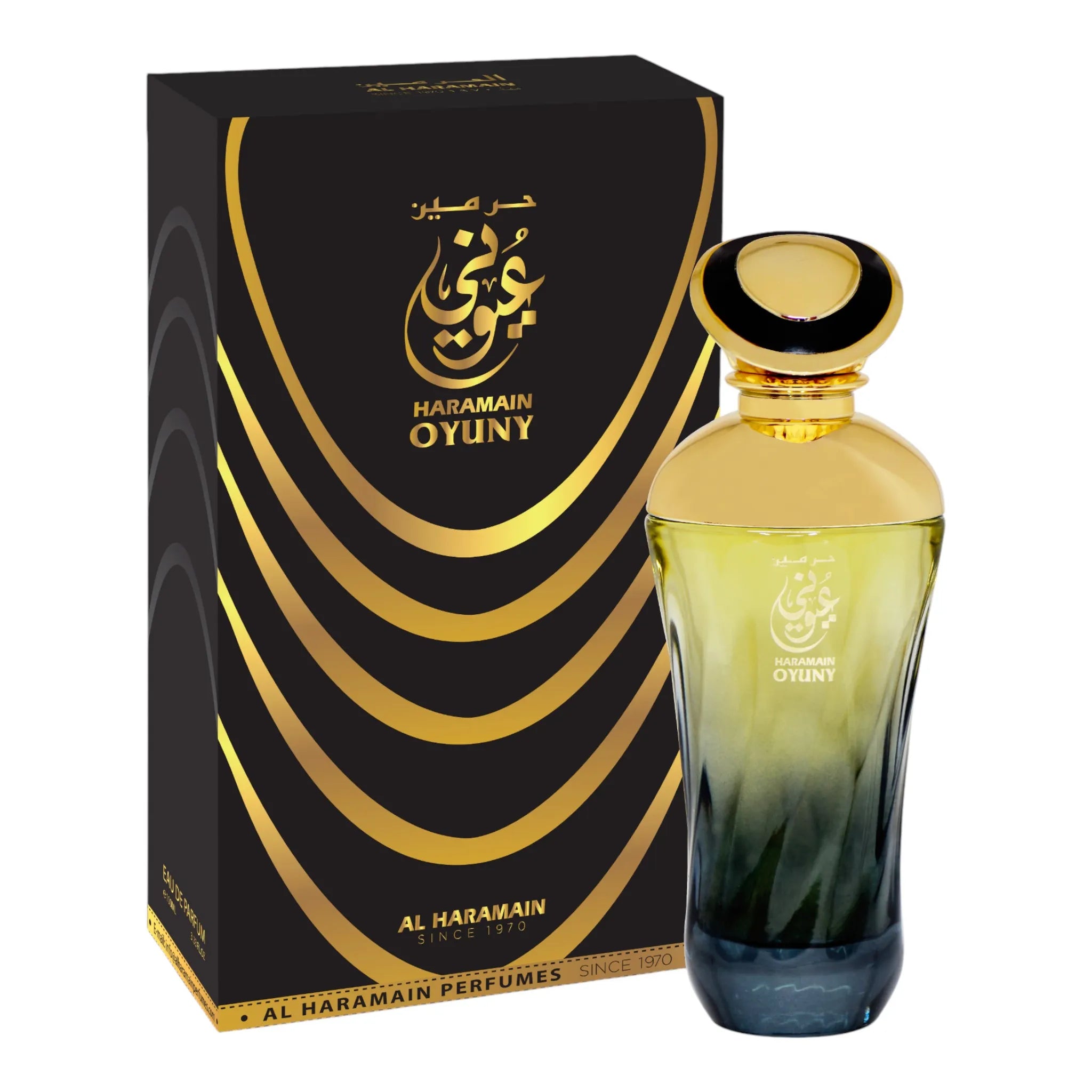 Haramain Oyuny 100ml – fruity floral Eau de Parfum with rose, peach, bergamot, patchouli and tobacco notes

