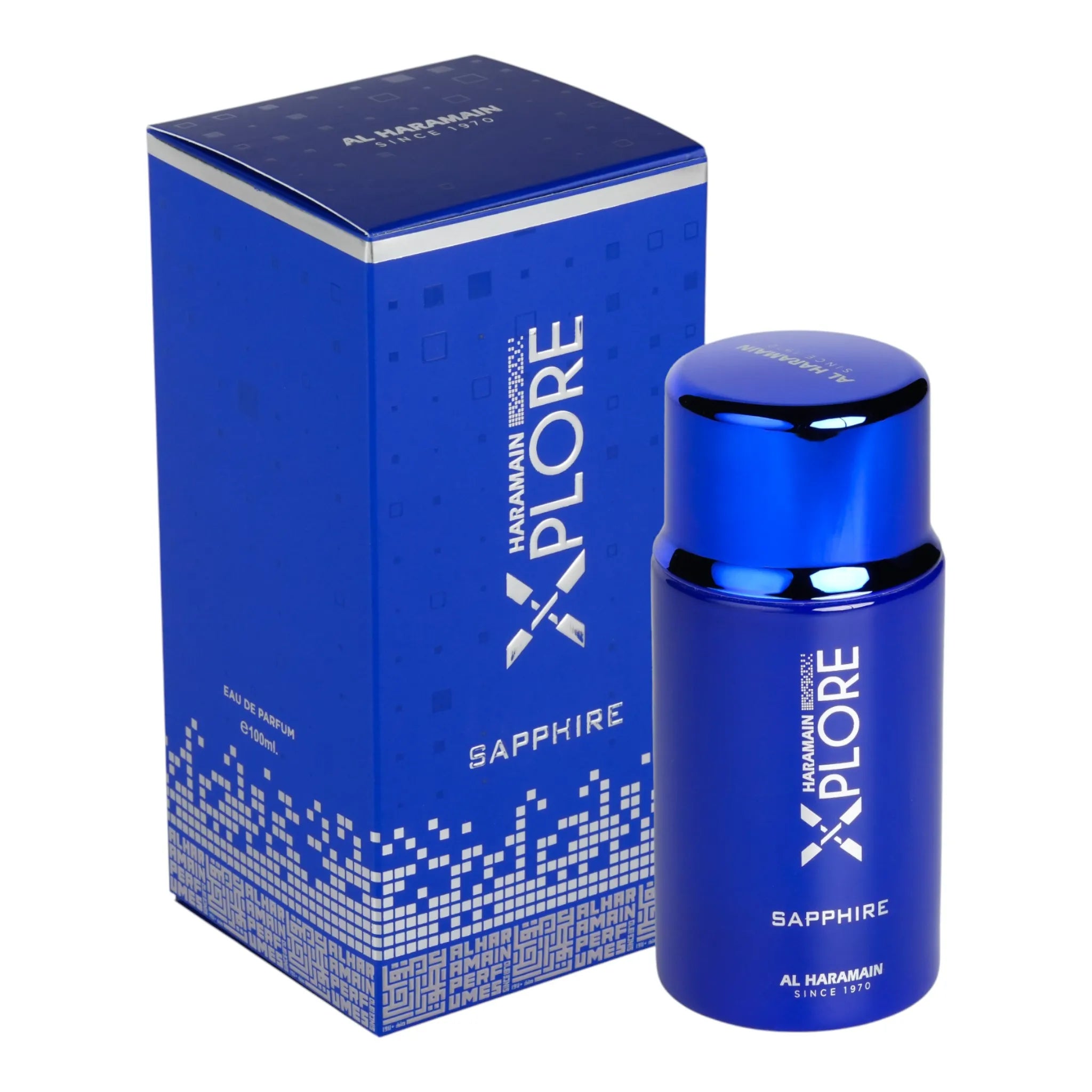 Haramain Xplore Sapphire 100ml Eau de Parfum – citrus and woody men’s fragrance

