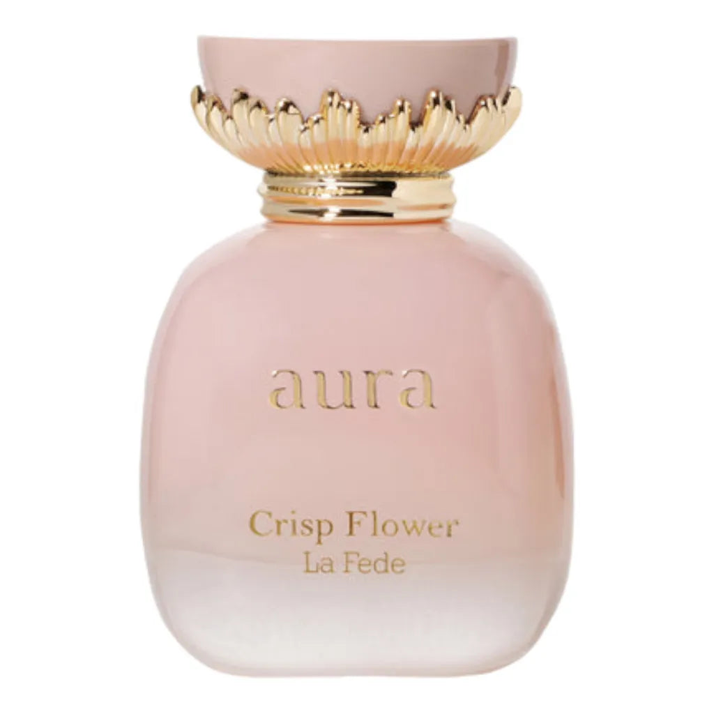 La Fede Aura Crisp Flower 100ml EDP – Floral fruity perfume with pear, jasmine, and vanilla for women

