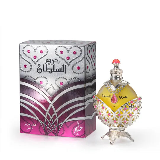 Hareem Al Sultan Silver 35ML by Khadlaj concentrated non-alcoholic perfume oil

