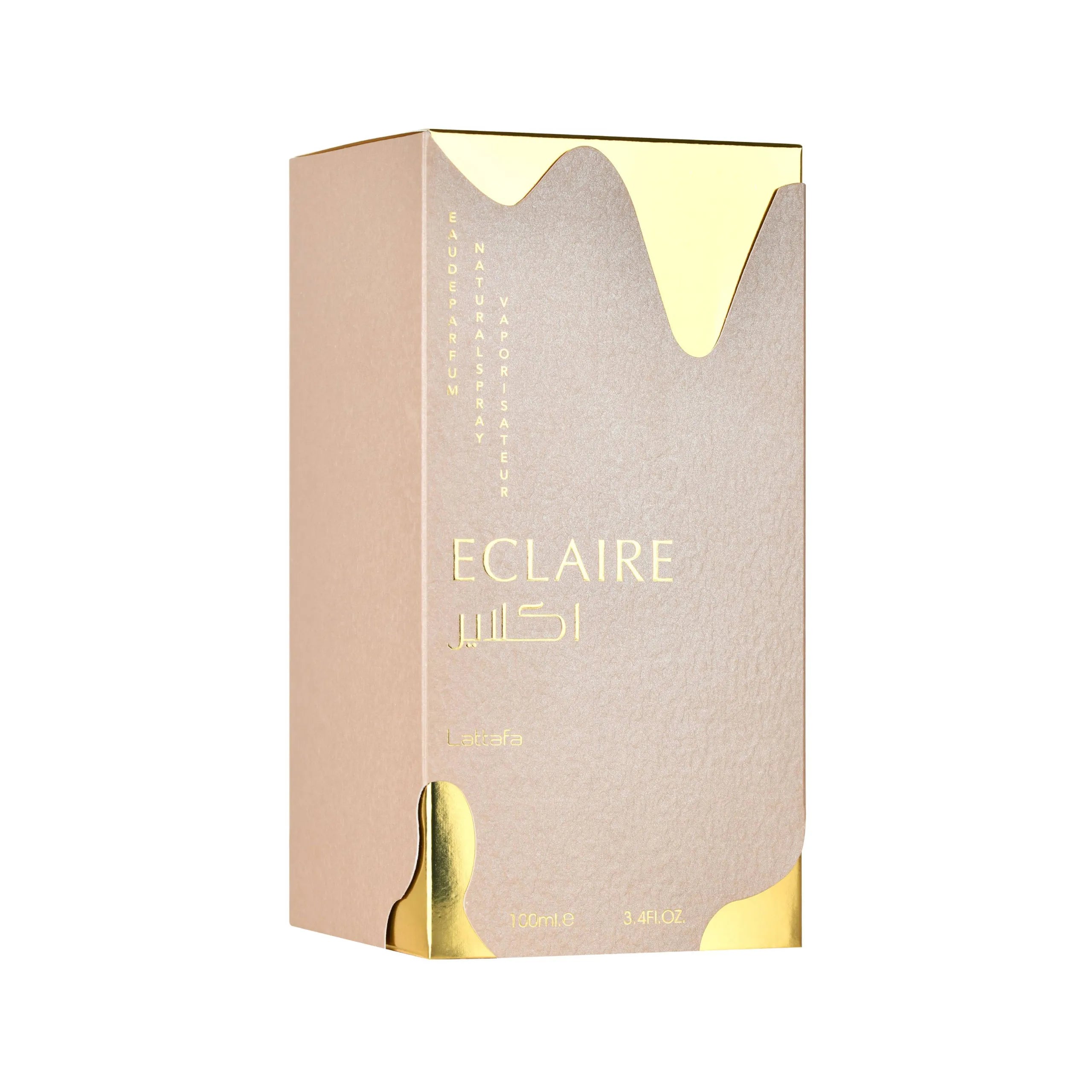 Lattafa Eclaire Perfume Bottle – Sweet Caramel Vanilla Fragrance

