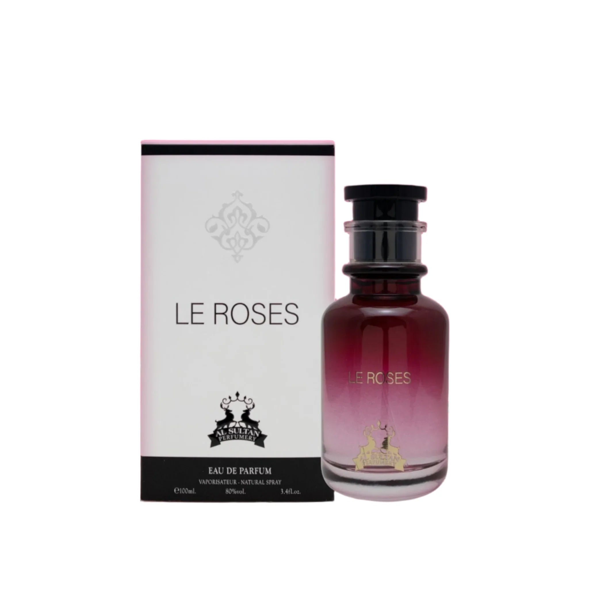 LE ROSES by AL SULTAN – Elegant Floral Rose Perfume for Women 100ml

