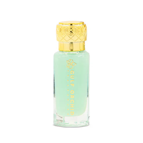 Musky floral perfume gift set – Musk Tahara Tropical Fruits by Gulf Orchid featuring Eau de Parfum, body mist, and perfume oil with pear, musk, and amber notes.

