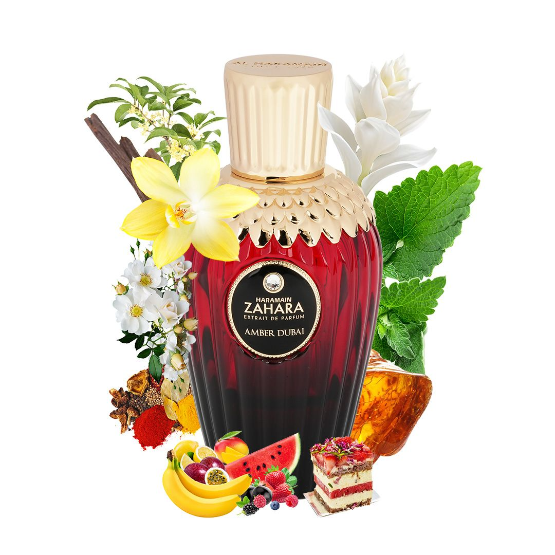 Haramain Zahara Amber Dubai Extrait De Parfum 100ml