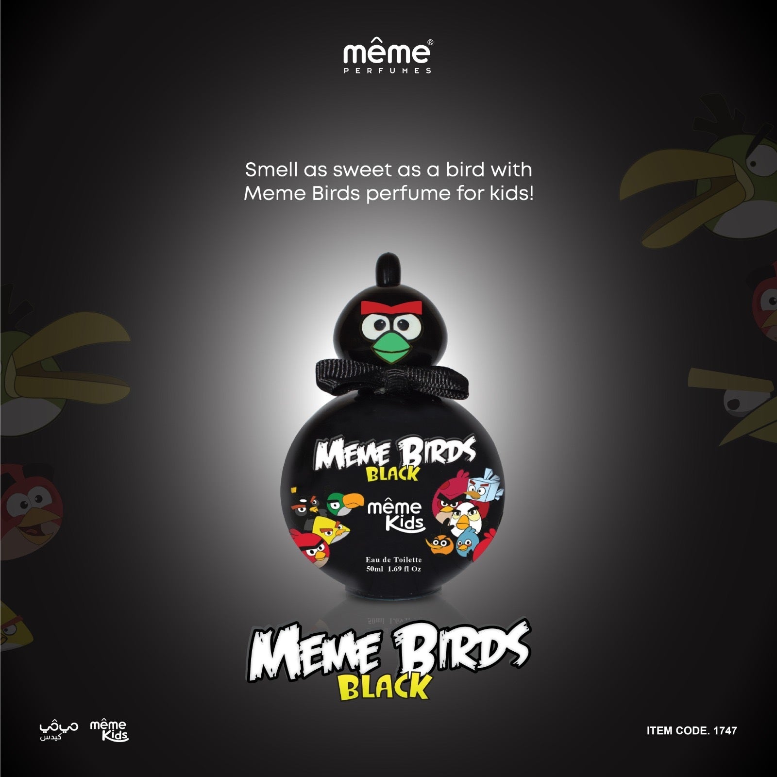 Meme Birds Black 50ml