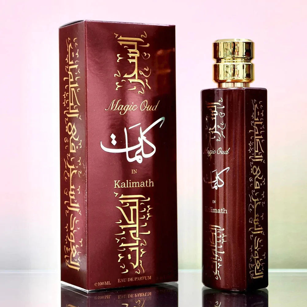 Magic Oud Kalimath unisex perfume with oud, vanilla, amber, and olibanum – long-lasting oriental fragrance

